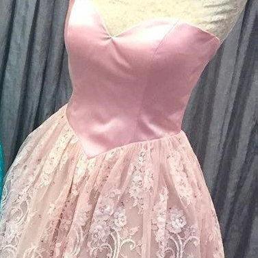 Sweetheart Prom Dress,Lace Homecomi..