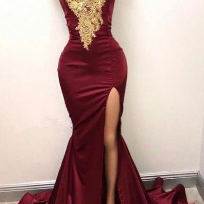 gorgeous burgundy dress