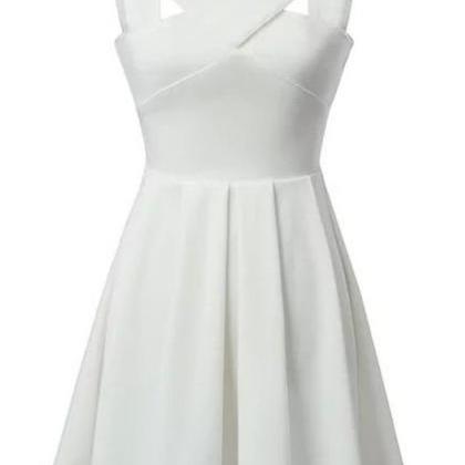 Modest Prom Dress,White Prom Dress,Chiffon Prom Dress,Fashion ...