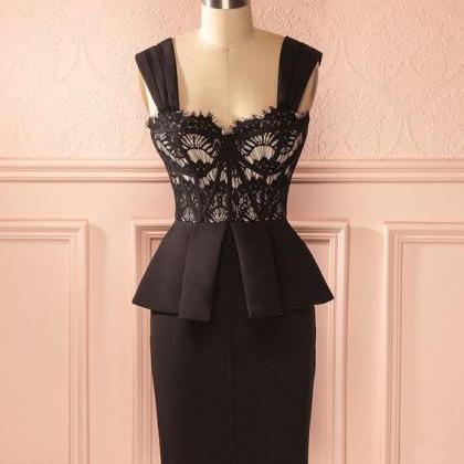 Lace Prom Dress,Pencil Prom Dress,B..