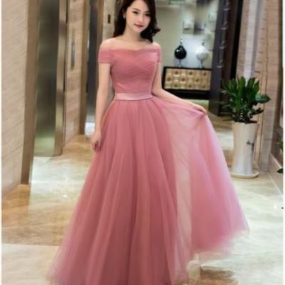 Elegant Prom Dress,Tulle Evening Dress,Fashion Prom Dress,Sexy Party Dress,Custom Made Evening DressTw