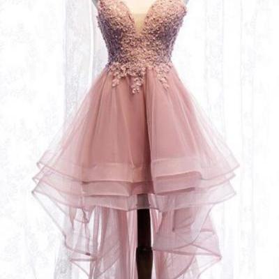 Homecoming Dress High Low Party Dress, Homecoming Dress