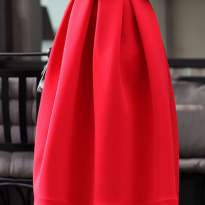 Midi Prom Dress,Red Prom Dress,Off The Shoulder Prom Dress,Fashion Prom Dress,Sexy Party Dress, New Style Evening Dress