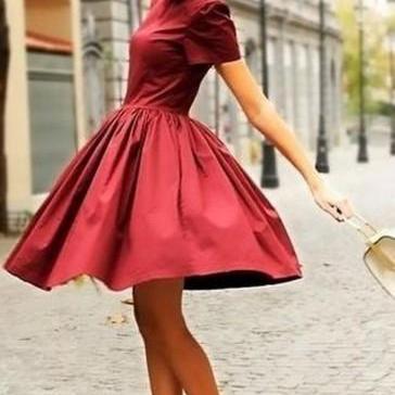 Red Prom Dress,Short Sleeve Prom Dress,A Line Prom Dress,Fashion Homecoming Dress,Sexy Party Dress, New Style Evening Dress