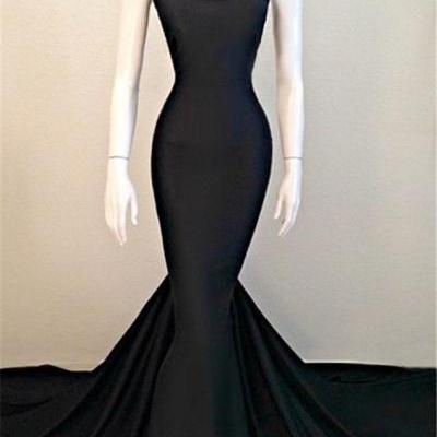 Elegant Prom Dress,Mermaid Prom Dress,Black Prom Dress,Fashion Prom Dress,Sexy Party Dress, New Style Evening Dress