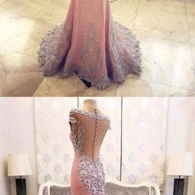 Luxury Prom Dress,Mermaid Prom Dress,Backless Prom Dress,Fashion Prom Dress,Sexy Party Dress, New Style Evening Dress