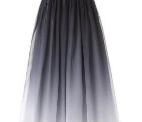 A-line Floor-Length Chiffon Pleated Dress Taupe