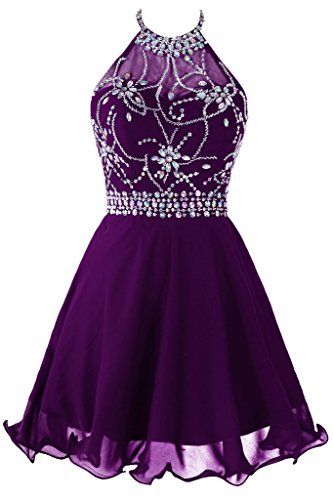 purple beaded dress
