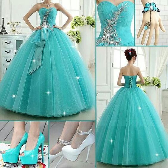 Modest Quinceanera Dress,Beaded Prom Dress,Fashion Prom Dress,Sexy ...