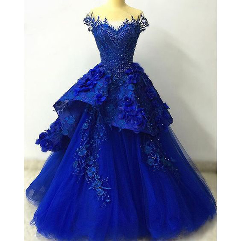 the most beautiful blue dress in the world