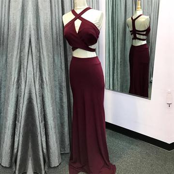 crop top evening gown