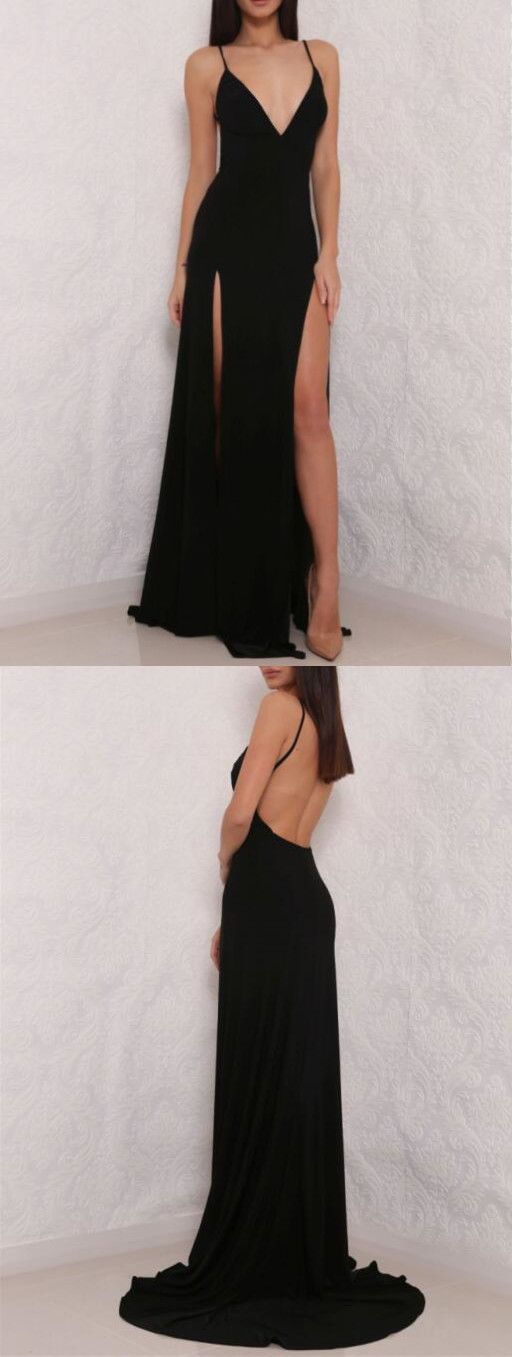 simple black dress prom