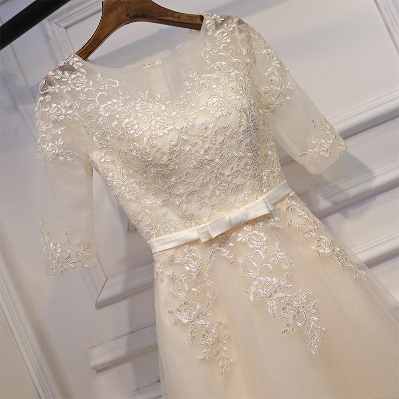 Short Lace Jacket  (Champagne )