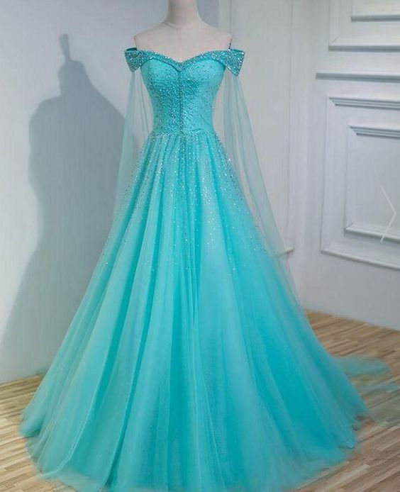 Beading Prom Dresses,off The Shoulder Prom Dress on Luulla