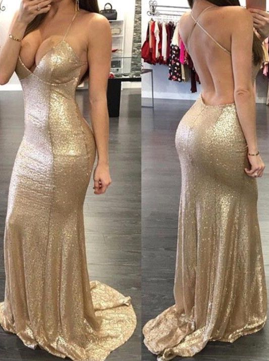 Gold Evening Dresses Fashion