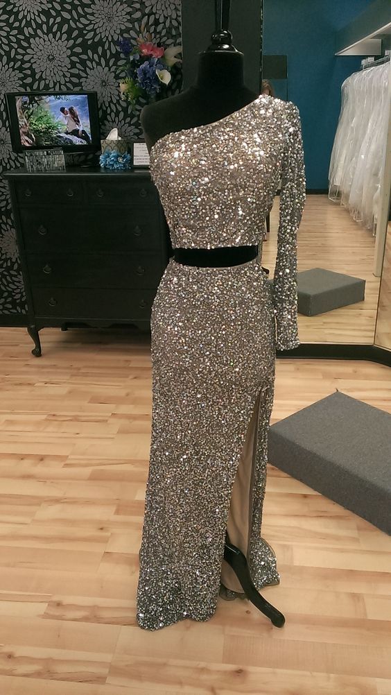 one piece evening gown