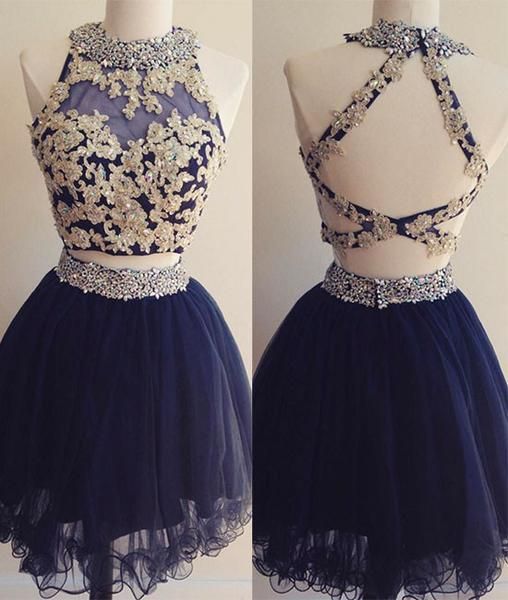 two piece dama dresses