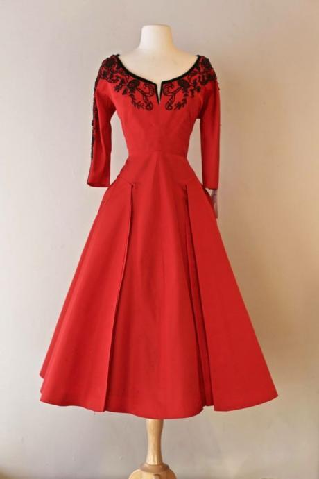 Red Prom Dress,A Line Evening Dress,Fashion Prom Dress,Sexy Party Dress,Custom Made Evening DressTw