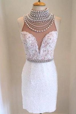 White Homecoming Dress,Princess Homecoming Dresses,Fashion Homecoming Dress,Sexy Party Dress, New Style Evening Dress