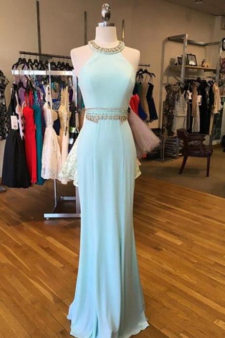 Elegant Prom Dress,Mermaid Prom Dress,Long Prom Dress,Floor Length Sleeveless Prom Dresses,Formal Evening Dress