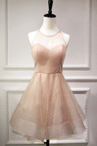 Charming Prom Dress,Tulle Evening Dresses,Halter Prom Dresses,A-Line Prom Gown