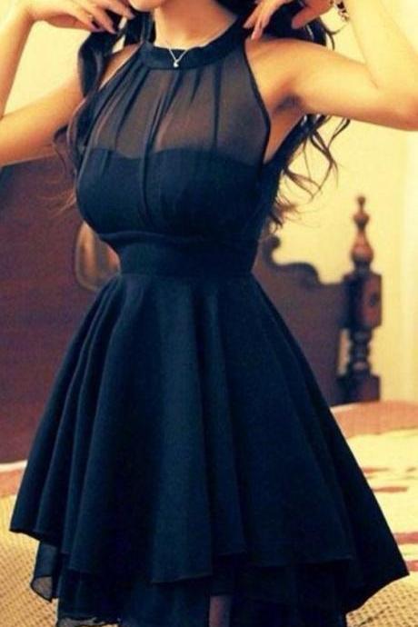 Halter Prom Dress,Bodice Prom Dress,Mini Prom Dress,Fashion Prom Dress,Sexy Party Dress, 2017 New Evening Dress