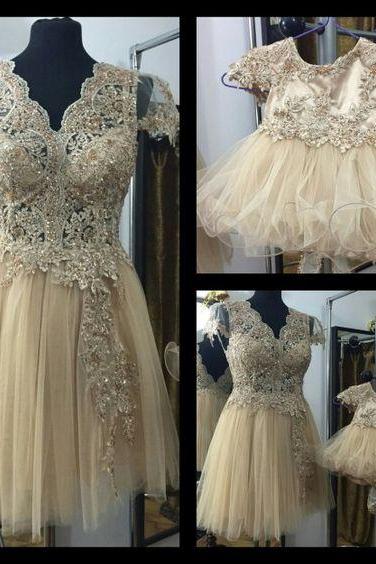 Beaded Prom Dress,Applique Prom Dress,Illusion Prom Dress,Fashion Homecoming Dress,Sexy Party Dress, New Style Evening Dress