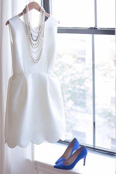 Brief Prom Dress,White Prom Dress,Mini Prom Dress,Fashion Homecomig Dress,Sexy Party Dress, New Style Evening Dress