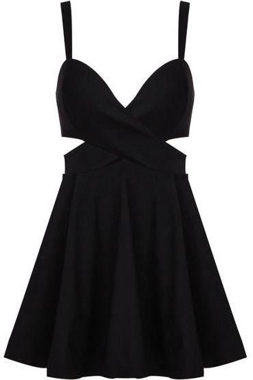 Spaghetti Prom Dress,Black Prom Dress,Mini Prom Dress,Fashion Homecomig Dress,Sexy Party Dress, New Style Evening Dress