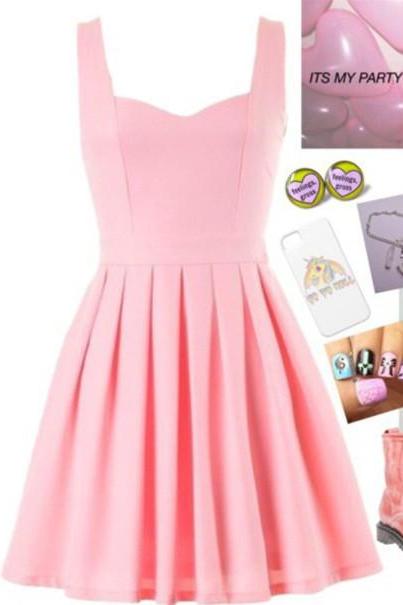 Brief Prom Dress,Pink Prom Dress,Mini Prom Dress,Fashion Homecoming Dress,Sexy Party Dress, New Style Evening Dress