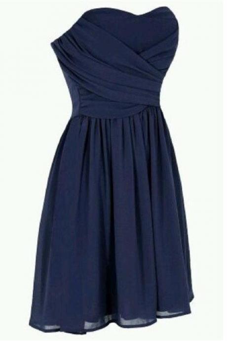 Navy Blue Prom Dress,Sweetheart Prom Dress,Fashion Homecoming Dress,Sexy Party Dress, New Style Evening Dress