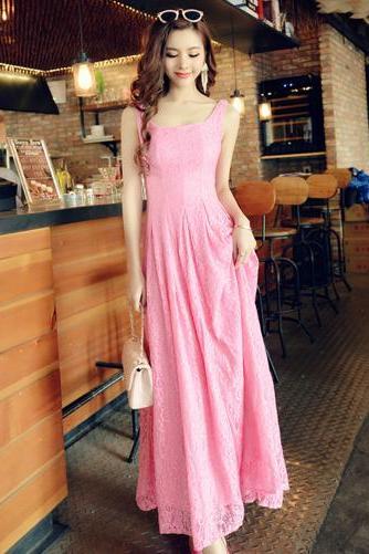Charming Prom Dress,Pink Prom Dress,Maxi Prom Dress,Fashion Prom Dress,Sexy Party Dress, New Style Evening Dress