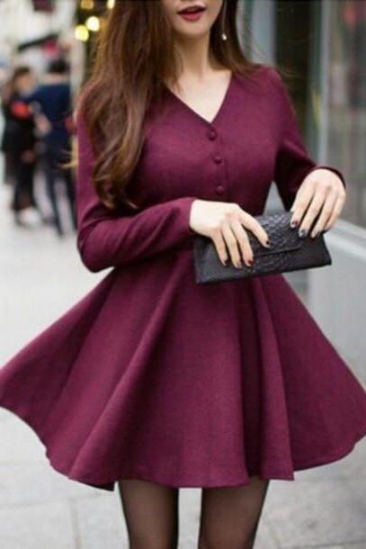 Long Sleeve Prom Dress,A Line Prom Dress,Fashion Homecoming Dress,Sexy Party Dress, New Style Evening Dress