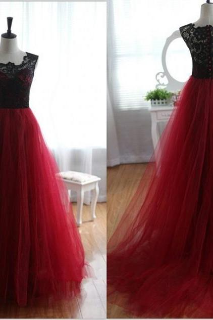 Lace Prom Dress,A Line Prom Dress,Fashion Prom Dress,Sexy Party Dress, New Style Evening Dress