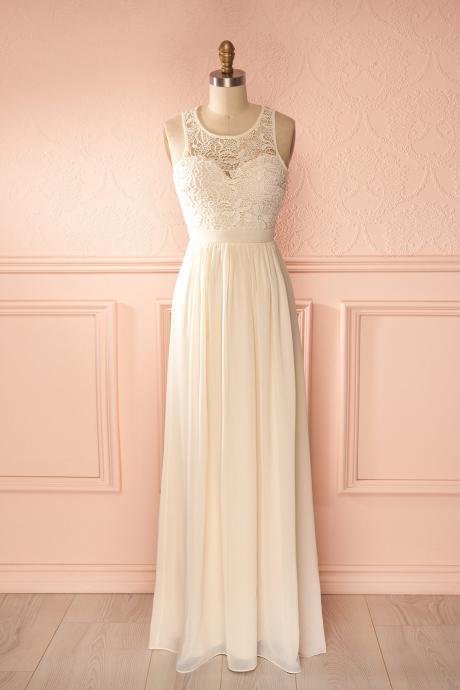 White Prom Dress,Lace Prom Dress,Fashion Prom Dress,Sexy Party Dress,Custom Made Evening Dress