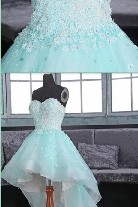 Tiffany Blue Prom Dress,Sweetheart Prom Dress,Fashion Prom Dress,Sexy Party Dress,Custom Made Evening Dress
