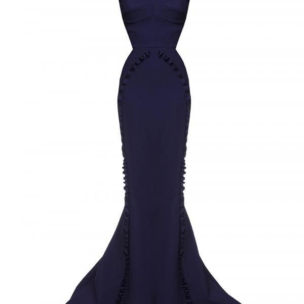 Mermaid Prom Dress,spaghet..