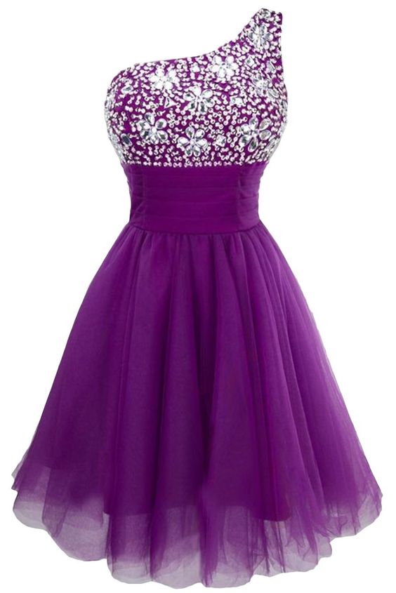 Fashion A-Line Jewel Sleeveless Tulle Short Homecoming Dress With ...