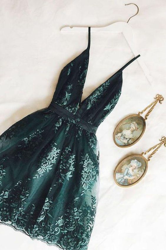 dark green hoco