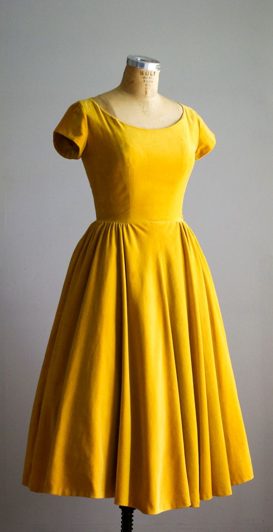 Short Sleeve Prom Dress Yellow Prom Dress Fashion Homecoming Dress Sexy